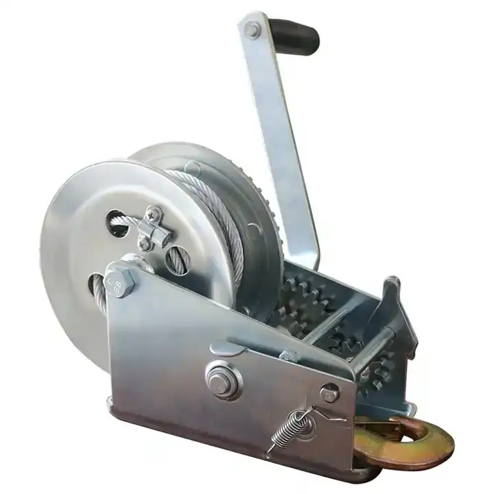 Stainless Steel High Quality 1200 LB Size Lift 300 kg Hand Winch Self-locking Boat Anchor Winch