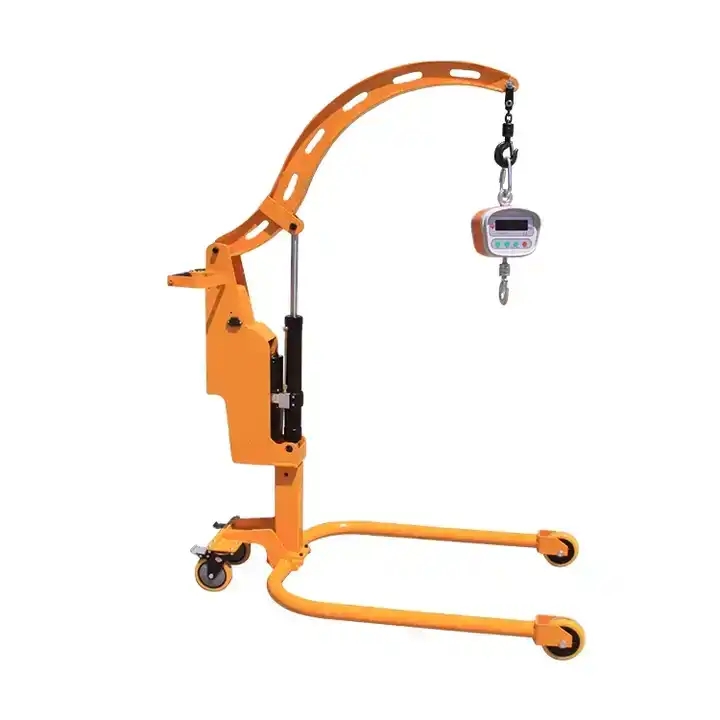 Mobile by Handle Mini Electricity Crane 200KG Mobile Hoister Recharge Lithium Battery Rechargeable Electrical Hoist