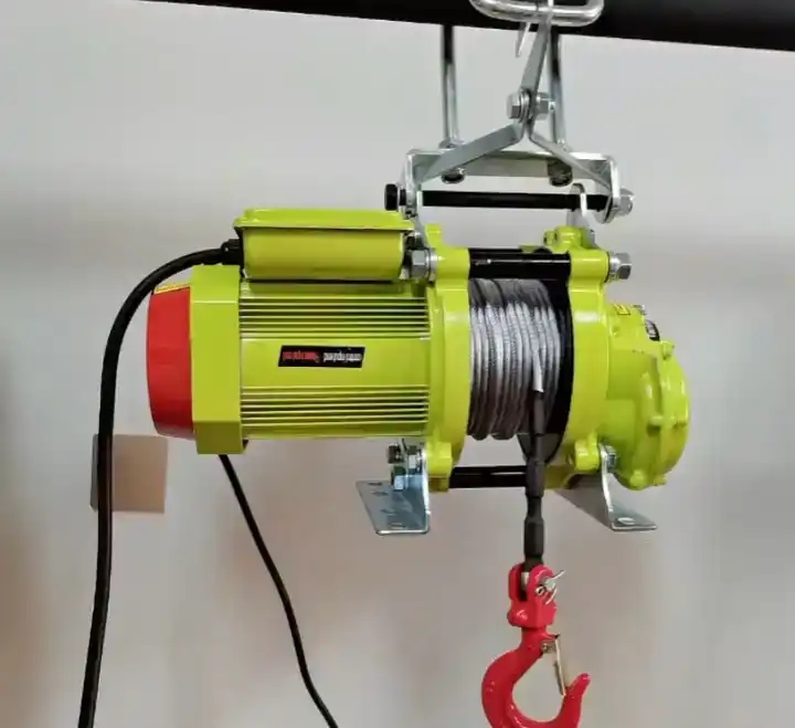 500kgs Electric Green Elevator Drive-by-Wire Steel Wire Rope Hoist