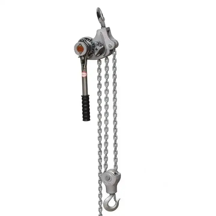 1Ton Aluminum Alloy Lever Chain Hand Lever 3 Grade design Block Hoist