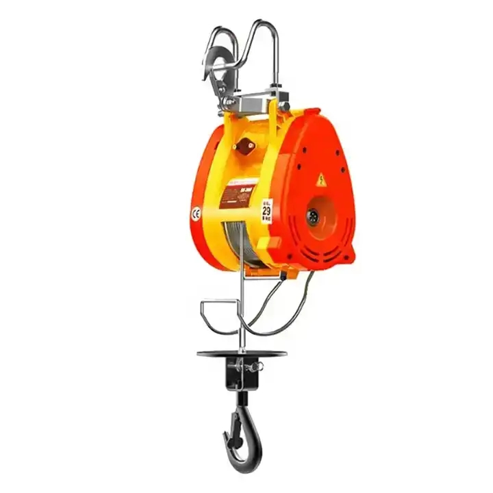 Fast Mini Small Electric Hoist Electric Hoist Pendent Stationary Protection Electric Wire Rope