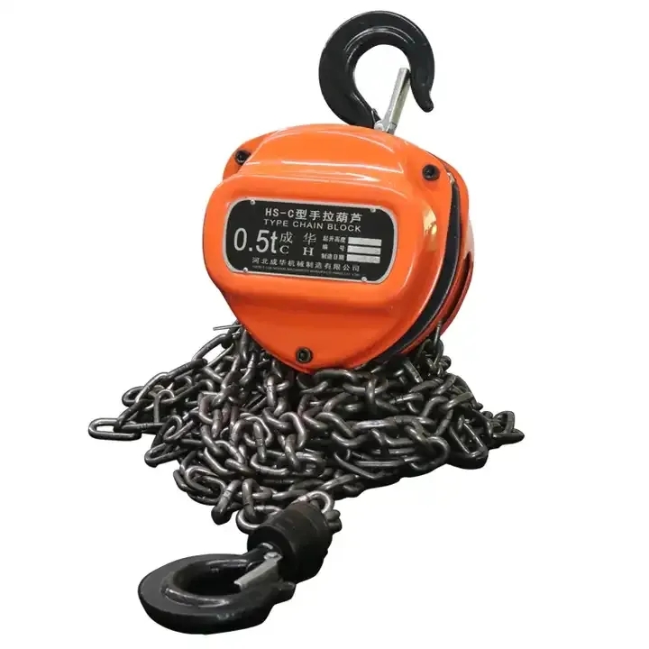 2024 New Promotion Mini HSC Type 0.5 Ton Manual Hand Chain Block Hoist