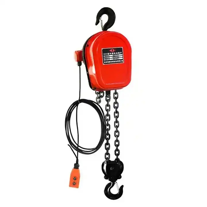 2024 New Promotion DHS Series Electric Chain Hoist 3/6/9M Pull Lift Hand Chain Block