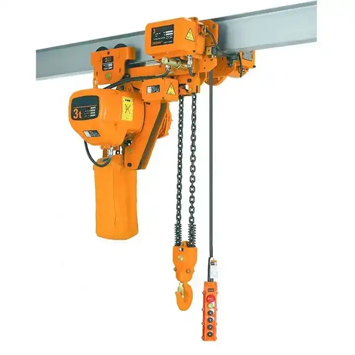 2024 New Promotion 5tons Electric Chain Hoist Remote Control Block Hoist With Trolley