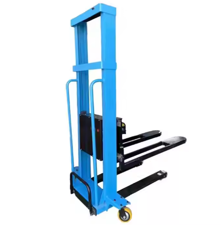 1.6m lifting height nylon wheels hydraulic hand pallet stacker forklifts truck